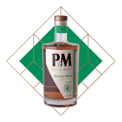 whisky P&M single malt Tourbé